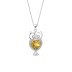 Austrian Crystals Owl Cubic Zirconia Necklace 80200099