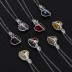 Austrian Crystals Love Heart Cubic Zirconia Pendant Necklace 80200103