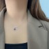 Austrian Crystals Star Cubic Zirconia Heart Pendant Necklace 80200106