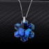 Austrian Crystals Snowflake Pendant Necklace 80200107