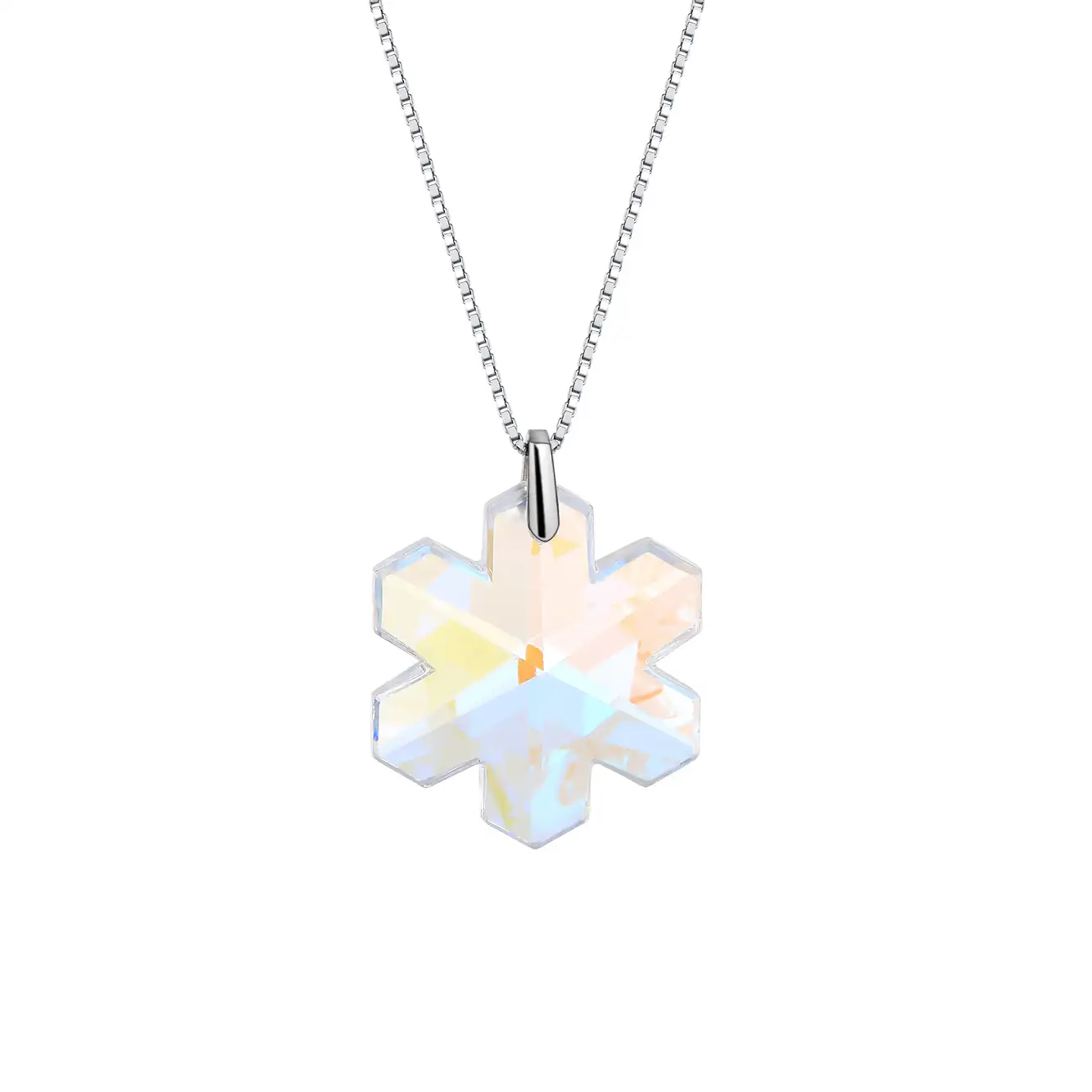 Crystals from Swarovski Snowflake Pendant Necklace 80200107