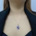 Austrian Crystals Love Heart Cubic Zirconia Fox Pendant Necklace 80200109