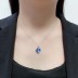 Austrian Crystals Love Heart Cubic Zirconia Dolphin Pendant Necklace 80200110