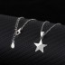 Silver Cubic Zirconia Star Necklace 80200121