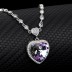 Austrian Crystals Heart Pendant Neckalce 80200141