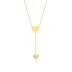 925 Sterling Silver Zirconia Heart Pendant Neckalce 80200145