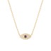 Silver Cubic Zirconia Devil Eyes Necklaces 80200157