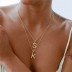 925 Sterling Silver Letters Pendant Necklaces 80200158