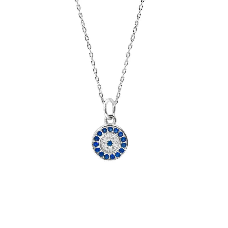 925 Sterling Silver Evil Eye Necklace 80200160