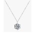 Sterling Silver Sparkle Round Zirconia Necklaces 80200168