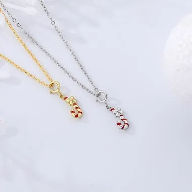 Christmas Candy Cane Necklaces 80200174