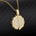 925 Sterling Silver Sunflower Locket Letters Necklaces 80200178