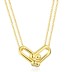 925 Sterling Silver Horseshoe Layered Necklaces 80200183