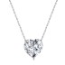 925 Sterling Silver CZ Love Heart Necklaces 80200185