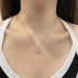 925 Sterling Silver 8A Heart Zirconia Necklaces 80200191