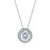 925 Sterling Silver 8A Zirconia Necklaces 80200193