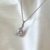 925 Sterling Silver CZ Waterdrop Necklaces 80200194