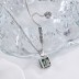 Vintage Emerald Zirconia Crown Necklaces 80200196