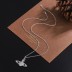 Silver 5A Zirconia Saturn Pendant Necklaces 80200198