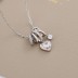 Enamel Heart Circles Zirconia Necklaces 80200204