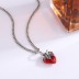 Vintage Strawberry Pendant Chain Necklaces 80200210