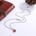 Vintage Strawberry Pendant Chain Necklaces 80200210