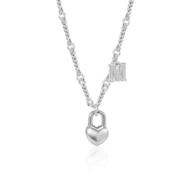 Letter Mother Heart Pendant Necklaces 80200217
