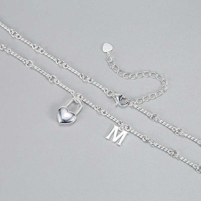 Letter Mother Heart Pendant Necklaces 80200217 - image2