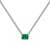Sparkle 8A Zirconia Rectangle Pendant Tennis Party Necklace 80200232