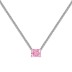 Sparkle 8A Zirconia Rectangle Pendant Tennis Party Necklace 80200232