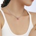 Sparkle 8A Zirconia Rectangle Pendant Tennis Party Necklace 80200232