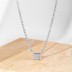 Sparkle 8A Zirconia Rectangle Pendant Tennis Party Necklace 80200232