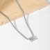 Sparkle 8A Zirconia Rectangle Pendant Tennis Party Necklace 80200232