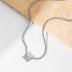 Sparkle 8A Zirconia Rectangle Pendant Tennis Party Necklace 80200232