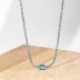 Sparkle 8A Zirconia Oval Pendant Tennis Party Necklace 80200233