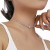 Sparkle 8A Zirconia Oval Pendant Tennis Party Necklace 80200233