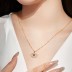 Shiny Zirconia Evil Eye Pendant Necklace 80200235