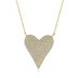 Shiny Zirconia Love Heart Pendant Necklace 80200237