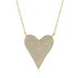 Shiny Zirconia Love Heart Pendant Necklace 80200237