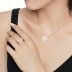 Shiny Zirconia Love Heart Pendant Necklace 80200237