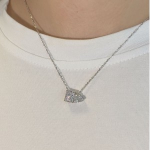 Sparkle 8A Zirconia Heart Pendant Party Necklace 80200238