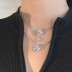 Shiny Zirconia Heart Pendant Party Necklace 80200245
