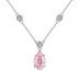 Sparkle 8A Zirconia Teardrop Pendant Party Necklace 80200247