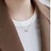 Classical Zirconia Infinity Pendant Necklace 80200248