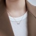 Classical Zirconia Infinity Pendant Necklace 80200248