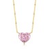 Sparkle 8A Zirconia Heart Pendant Beads Necklace 80200250