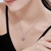 Sparkle 8A Zirconia Rectangle Pendant Necklace 80200255