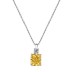 Sparkle 8A Zirconia Rectangle Pendant Necklace 80200255