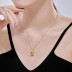 Sparkle 8A Zirconia Rectangle Pendant Necklace 80200255