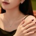 Classical Teardrop Zirconia Pendant Party Necklace 80200269